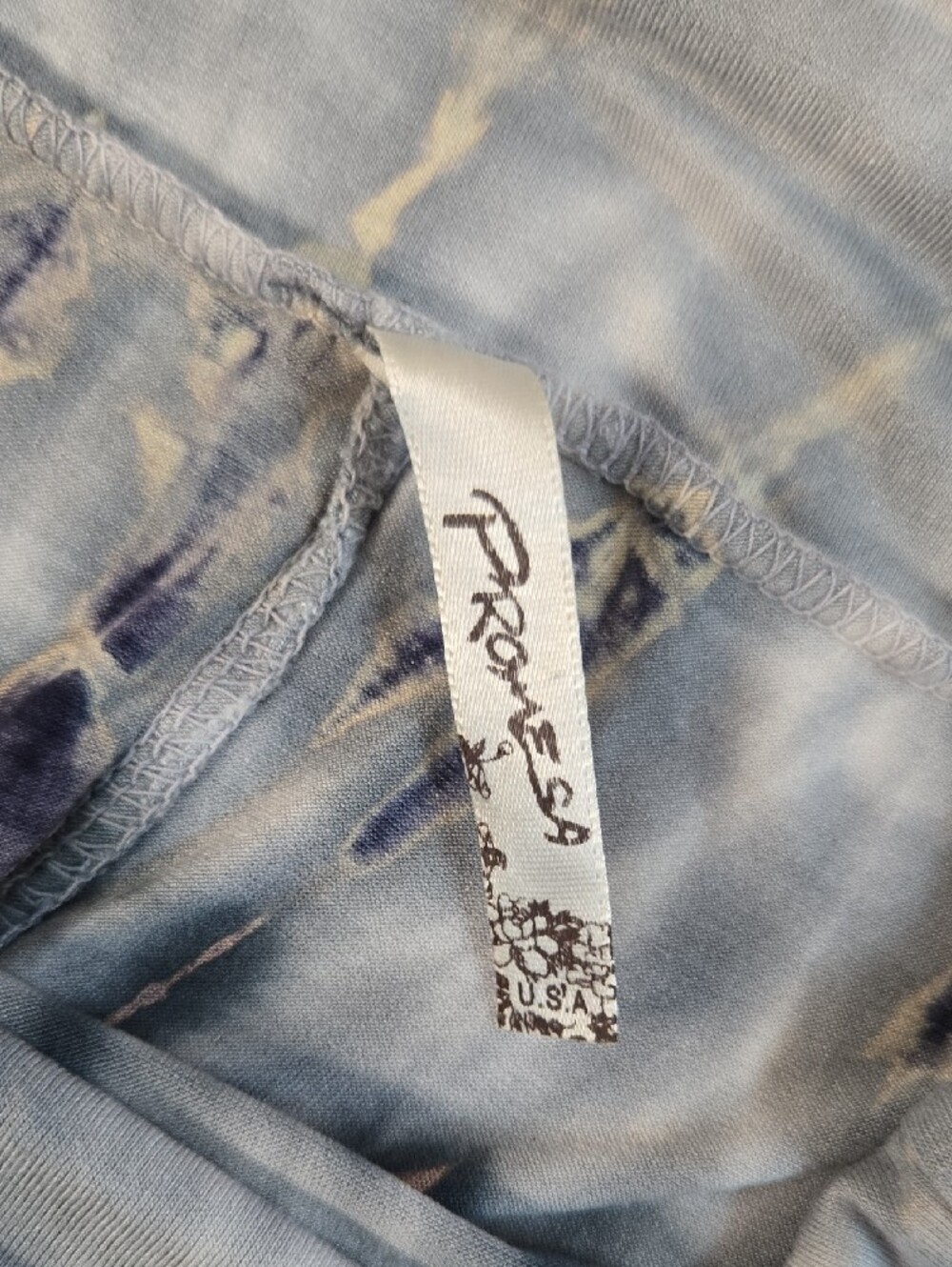 Promesa Tie-Dye Maxi Skirt - Black, Gray, Taupe. Stretchy - Picture 5 of 6